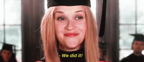 Graduate Legally Blonde GIF - Graduate Legally Blonde We Did It GIFs