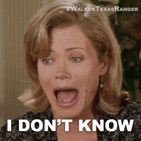 I Dont Know Alexandra Cahill GIF - I Dont Know Alexandra Cahill Walker Texas Ranger GIFs