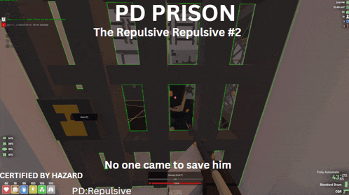 a screenshot of a video game titled pd prison