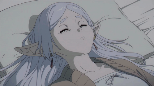 Anime Elf GIF - Anime Elf Sleepy GIFs