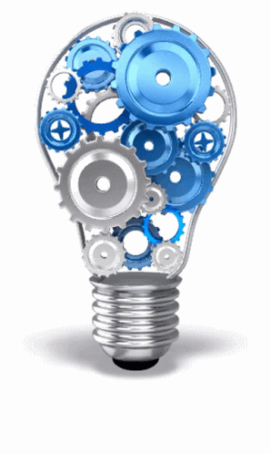 Idea Gears GIF - Idea Gears Light Bulb GIFs