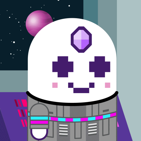 a cartoon drawing of a robot with a smiley face
