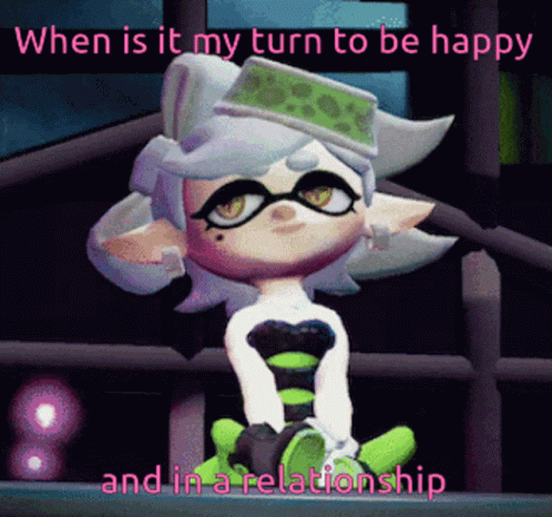 Marie Squid Sisters GIF - Marie Squid Sisters When Is It My Turn To Be Happy GIFs
