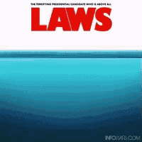 a poster for jaws shows a shark breaking through the water