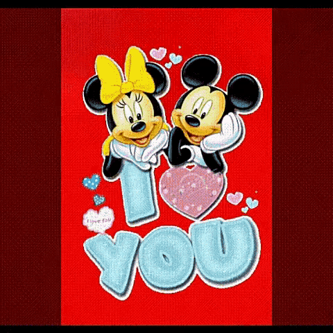 I Love You Mickey GIF - I Love You Mickey Minnie GIFs