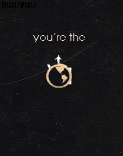 a black background with the words " you 're the world to me "
