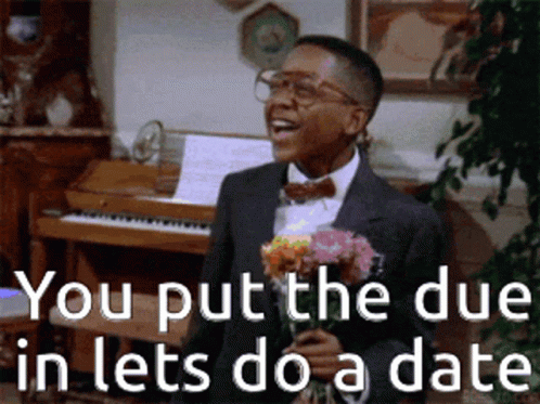 Steve Urkel You Put The Due GIF - Steve Urkel You Put The Due Lets Do A Date GIFs