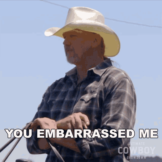 You Embarrassed Me Trace Adkins GIF