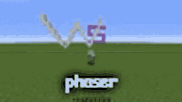 a screenshot of a video game with the word phaser in the corner .