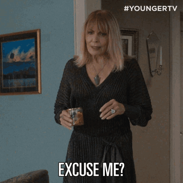 Excuse Me Judith GIF - Excuse Me Judith Younger GIFs