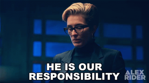He Is Our Responsibility Mrs Jones GIF - He Is Our Responsibility Mrs Jones Alex Rider GIFs