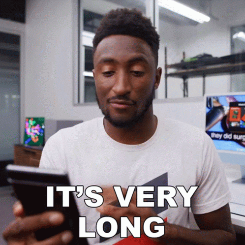 Its Very Long Marques Brownlee GIF - Its Very Long Marques Brownlee It Is Lengthy GIFs