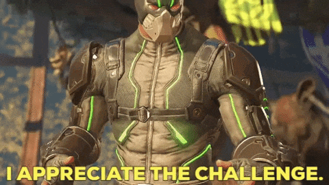 a video game character says that he appreciates the challenge