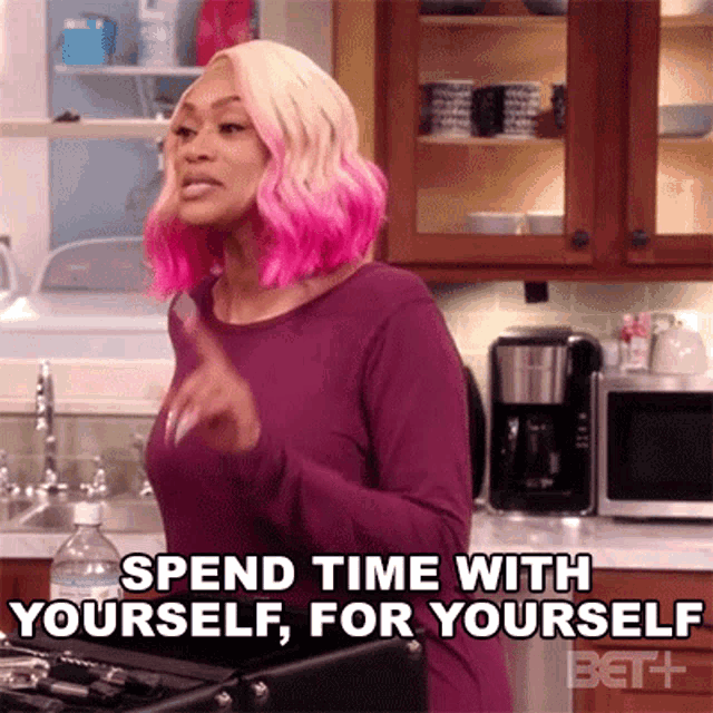 Spend Time With Yourself For Yourself Denise Ford GIF - Spend Time With Yourself For Yourself Denise Ford The Ms Pat Show GIFs