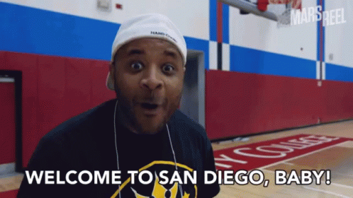 Welcome To San Diego Accommodating GIF - Welcome To San Diego Accommodating Friendly GIFs