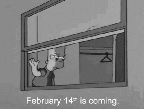 February14 Bart GIF - February14 Bart The Simpsons GIFs