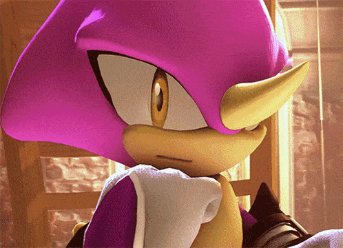 a close up of a cartoon character with horns