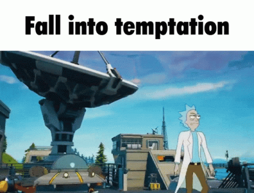 Fall Into Temptation Rick Sanchez GIF - Fall Into Temptation Rick Sanchez Rick And Morty GIFs