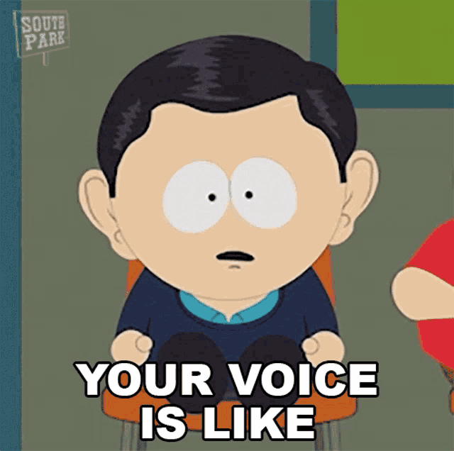Your Voice Is Like Butter To Our Ears Casey Miller GIF - Your Voice Is Like Butter To Our Ears Casey Miller South Park GIFs