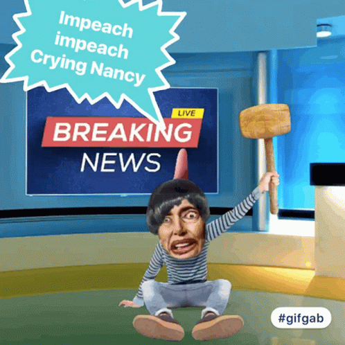 Nancy Pelosi Hit Head GIF - Nancy Pelosi Hit Head Impeach GIFs