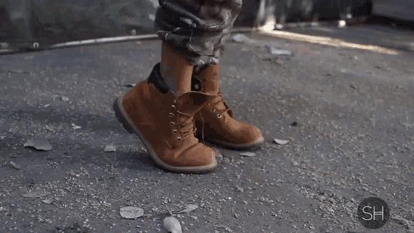 Camouflage Boots GIF - Camouflage Boots Streetwear GIFs