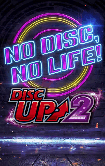 a sign that says no disc no life disc up 2
