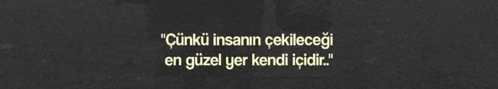 a black background with a quote in white letters