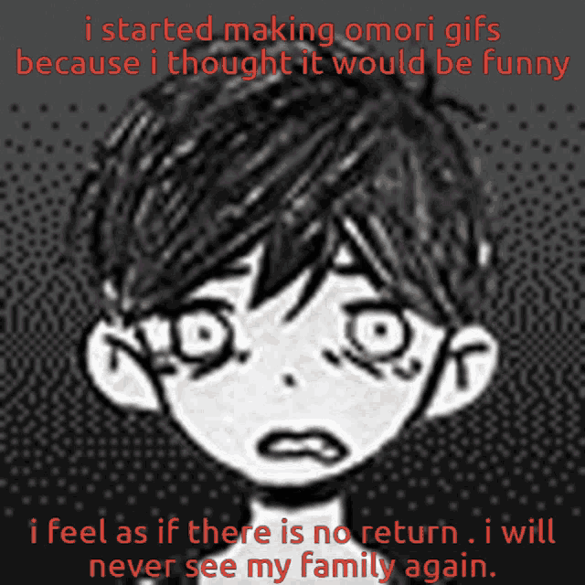 a black and white drawing of a boy with a funny caption