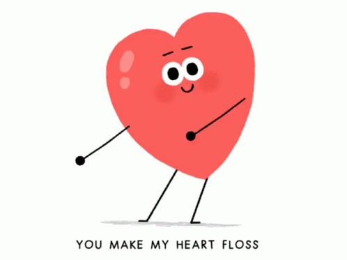 Heart Floss GIF - Heart Floss GIFs