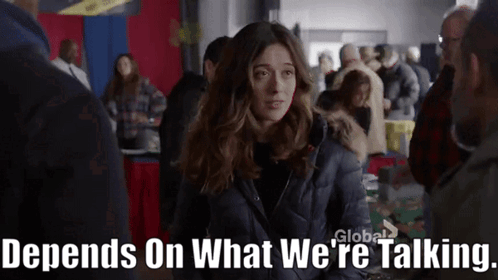 Chicago Pd Kim Burgess GIF - Chicago Pd Kim Burgess Depends On What Were Talking GIFs