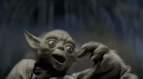 Yoda Concentrate GIF - Yoda Concentrate Fall GIFs
