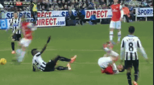 Giroud Ankle Ligaments Strain? GIF - Football Fake Accident GIFs