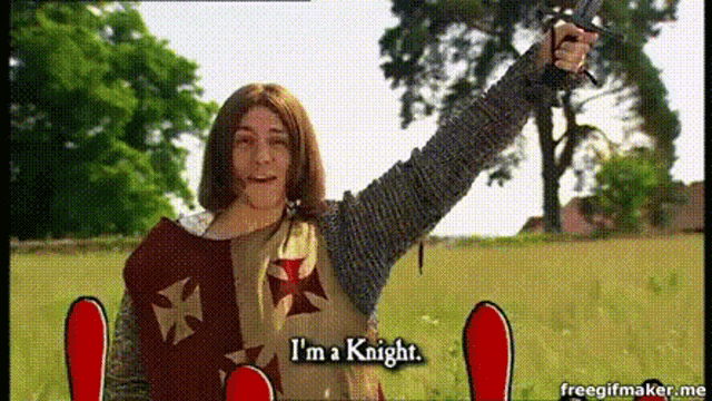 Horrible Histories Im A Knight GIF - Horrible Histories Im A Knight Matthew Baynton GIFs