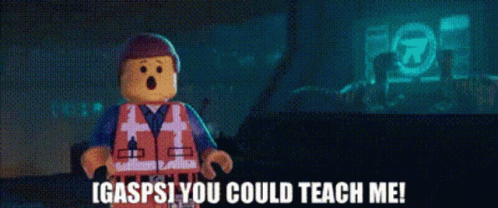 The Lego Movie Emmet GIF - The Lego Movie Emmet You Could Teach Me GIFs