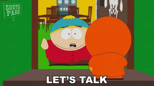 Lets Talk Eric Cartman GIF - Lets Talk Eric Cartman Kenny Mccormick GIFs