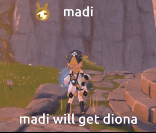 Madi Diona GIF - Madi Diona Genshin GIFs