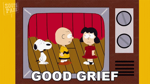 Good Grief Charlie Brown GIF - Good Grief Charlie Brown South Park GIFs
