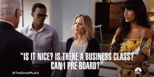 Is It Nice Is There A Business Class GIF - Is It Nice Is There A Business Class Can I Preboard GIFs