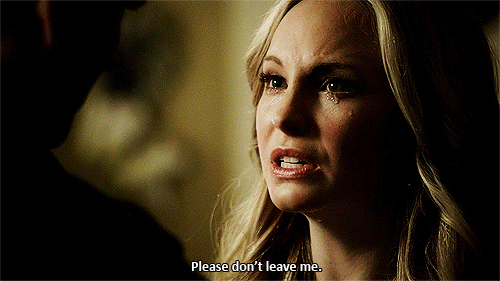 Please Don'T Leave Me GIF - The Vampire Diaries Caroline Crying GIFs