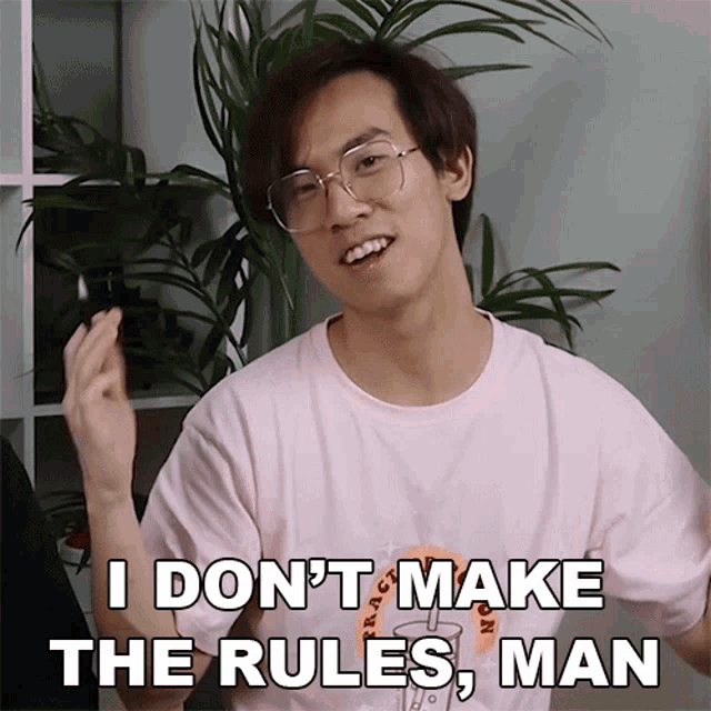 I Dont Make The Rules Man Eddy Chen GIF - I Dont Make The Rules Man Eddy Chen Twosetviolin GIFs