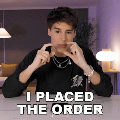 I Placed The Order Raphael Gomes GIF - I Placed The Order Raphael Gomes I Already Put The Order GIFs