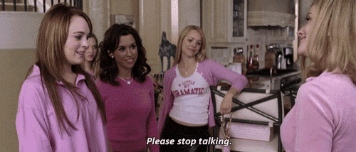 Please Stop Talking GIF
