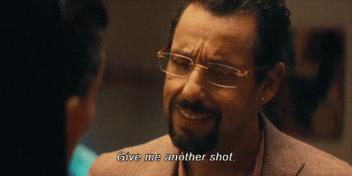 Give Me Another Shot Adam Sandler GIF