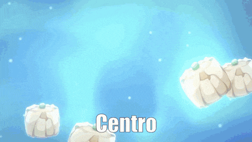 a blue background with the word centro in white letters