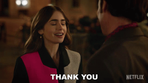 Thank You I Really Appreciate It GIF - Thank You I Really Appreciate It Emily Cooper GIFs