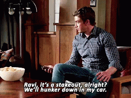 It'S A Stakeout, Alright? GIF - Stakeout Hunker Down Car GIFs
