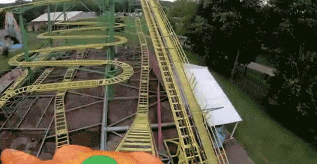 Roller Coaster Drop GIF - Roller Coaster Drop Wild Mouse GIFs