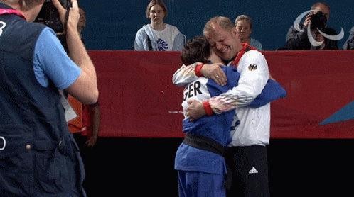 Hugging International Paralympic Committee GIF - Hugging International Paralympic Committee Paralympics GIFs
