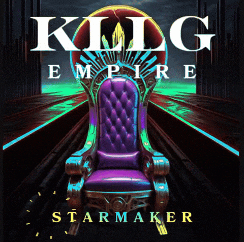 king empire starmaker album cover with a purple chair