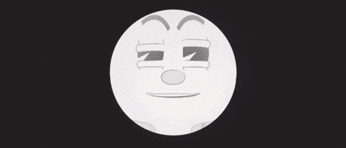 a black and white cartoon drawing of a man 's face